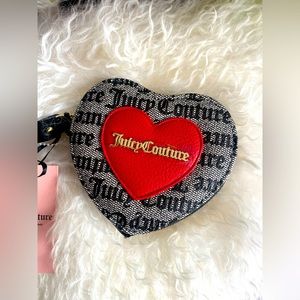 Juicy Couture Heart Coin Wristlet NWT